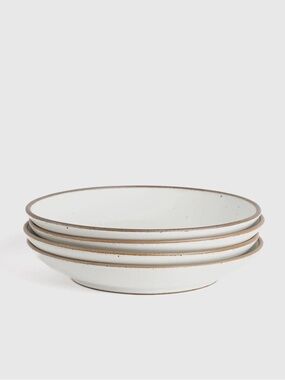 QUINCE Set Of 4 Coupe Plates by East Fork Eggshell 0364